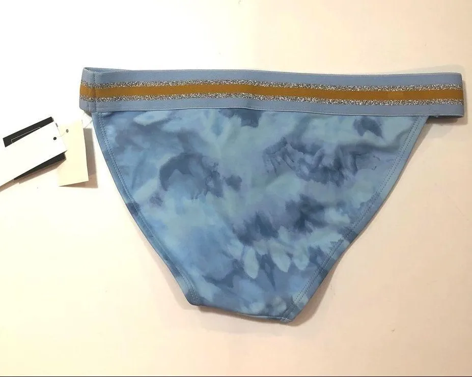 Hula Honey SURF BLUE TIE-DYE Bikini Swim Bottom - Image 7