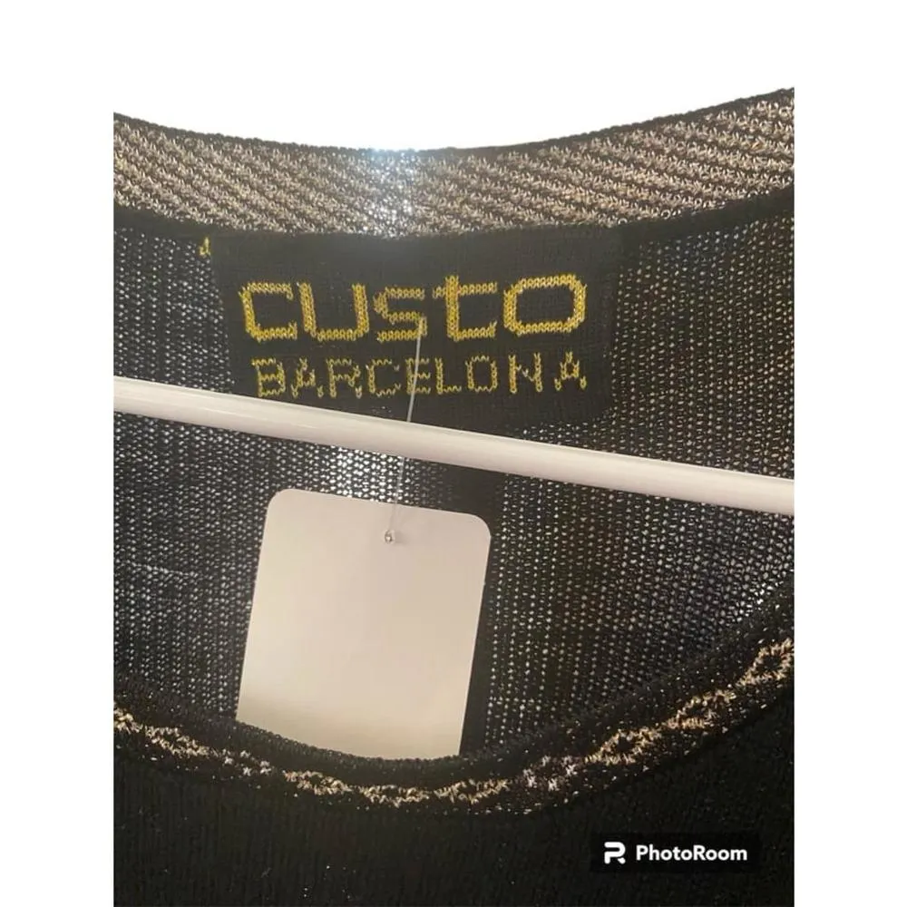 Custo Barcelona 100% black sweater size L - Image 2
