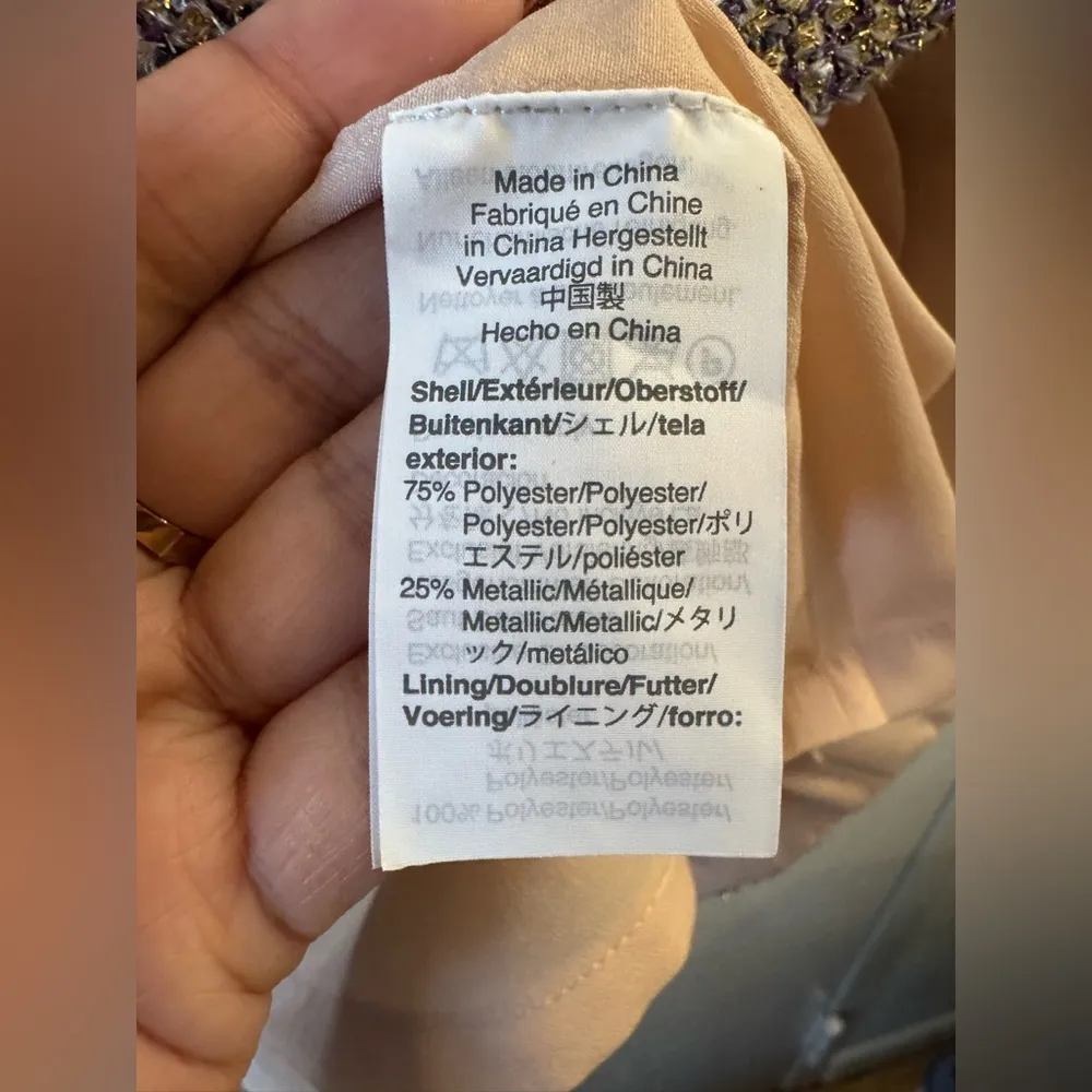 J.Crew Sheath dress in twinkle tweed size 4 - Image 9