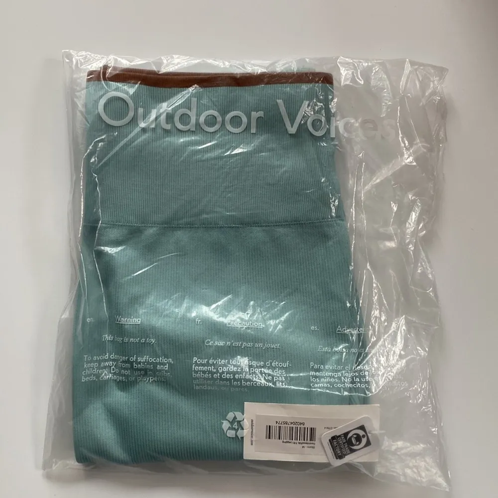 Outdoor Voices SeamlessRib 7/8 Legging Storm Size Medium - Image 3