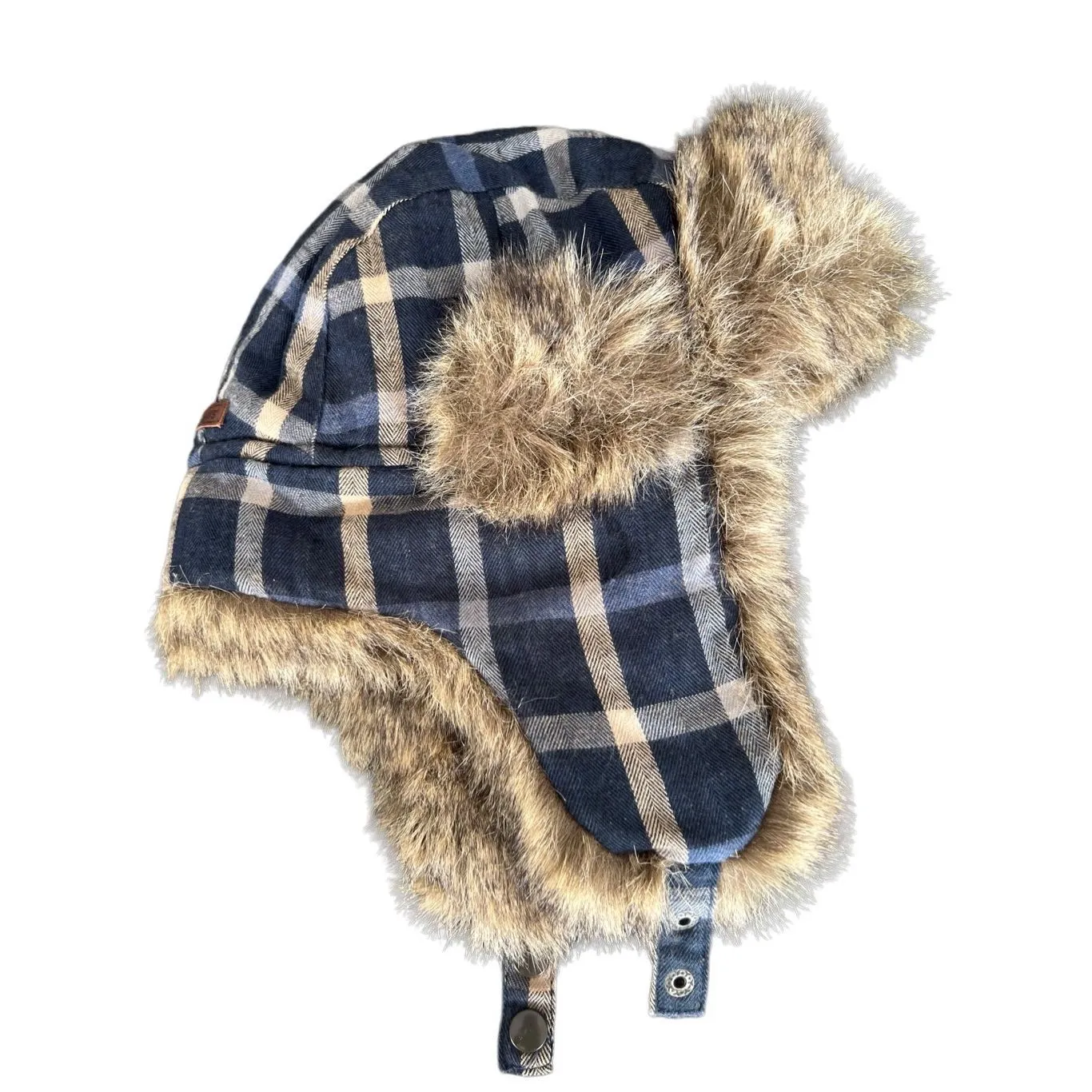 Levi’s plaid traper hat - Image 3