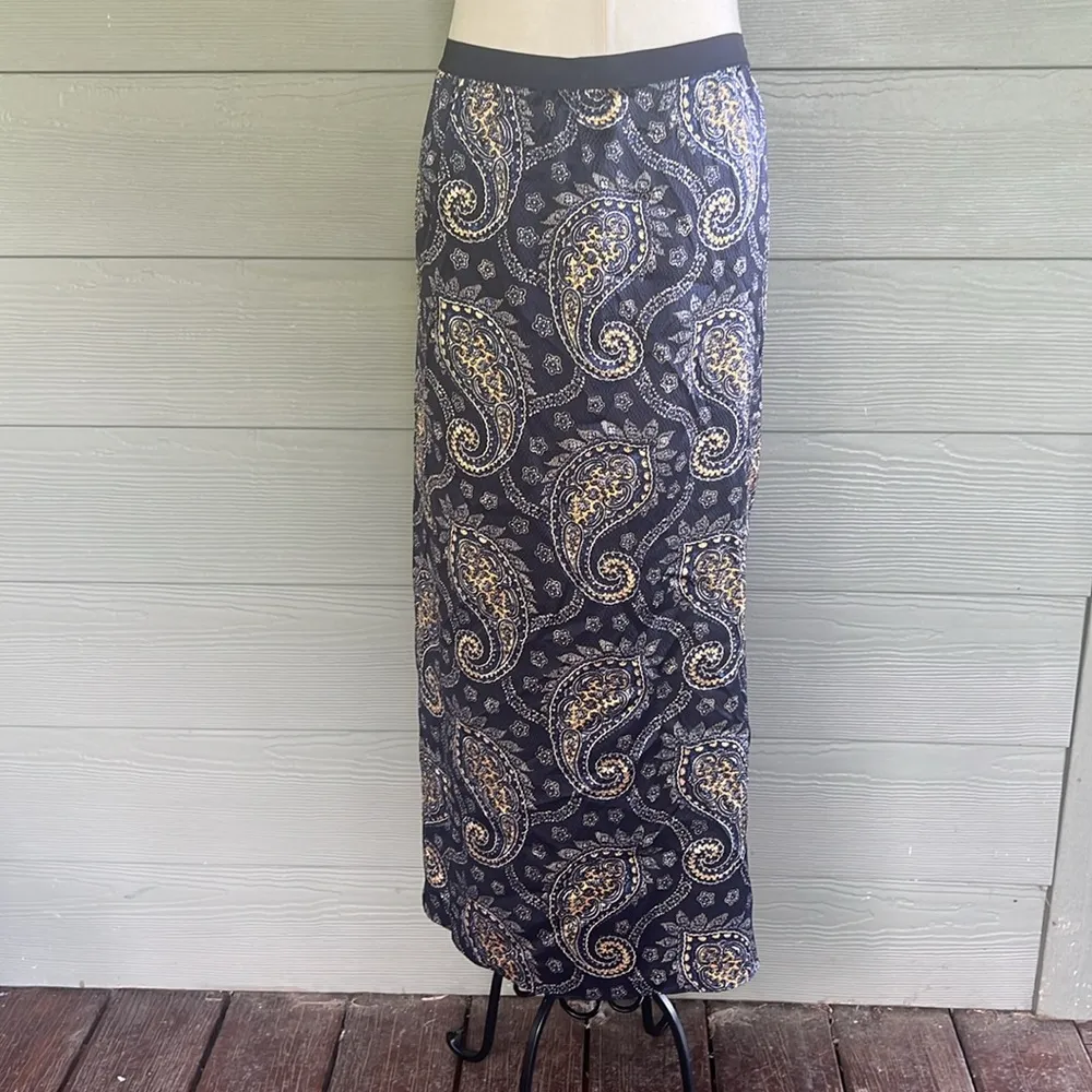 Calypso St. Barth “Nassia” Paisley Silk Skirt - No Size Tag! - Image 6