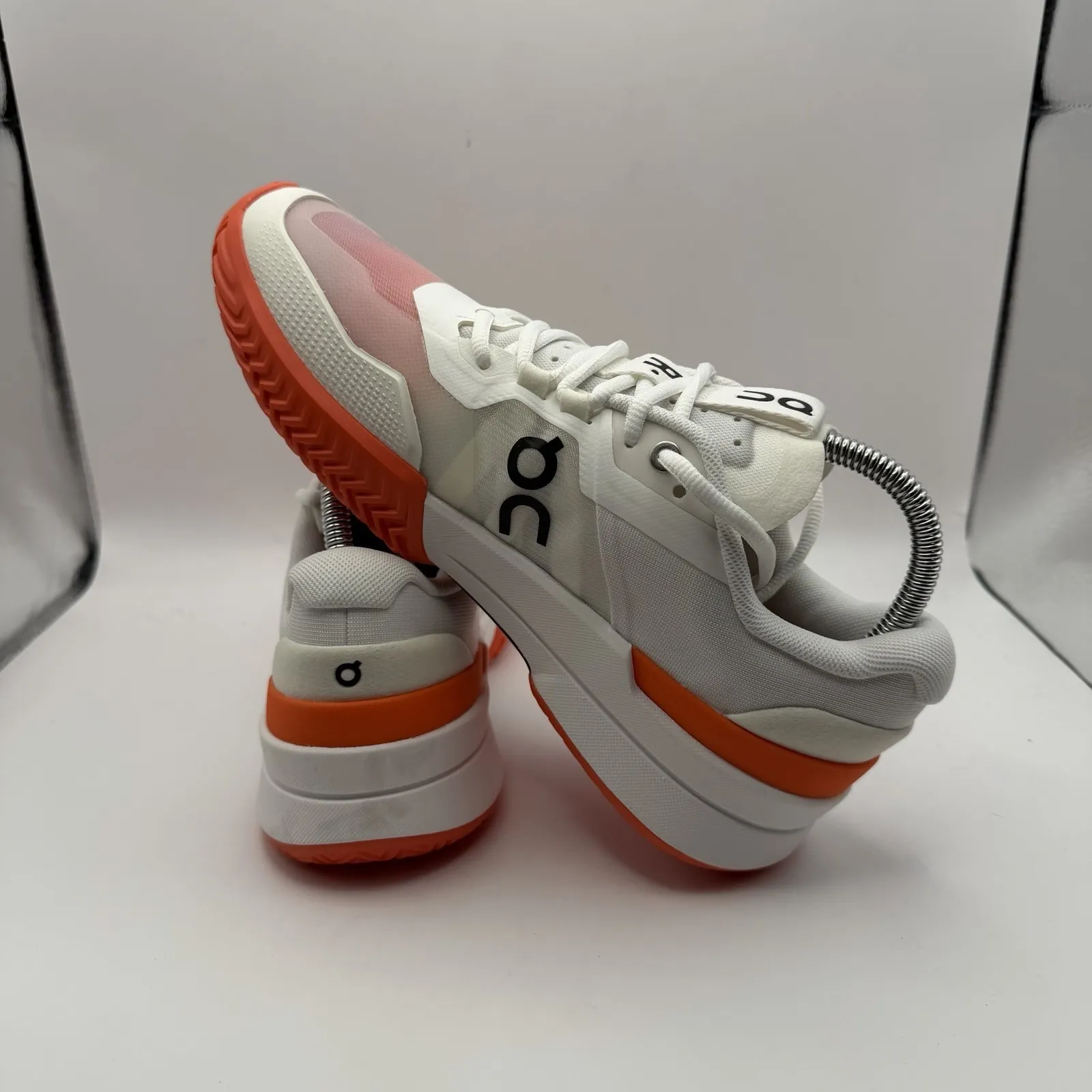 On Cloud The Roger Pro 2 Tennis Shoe Size 9 Womens White/Flame NEW White - Image 6