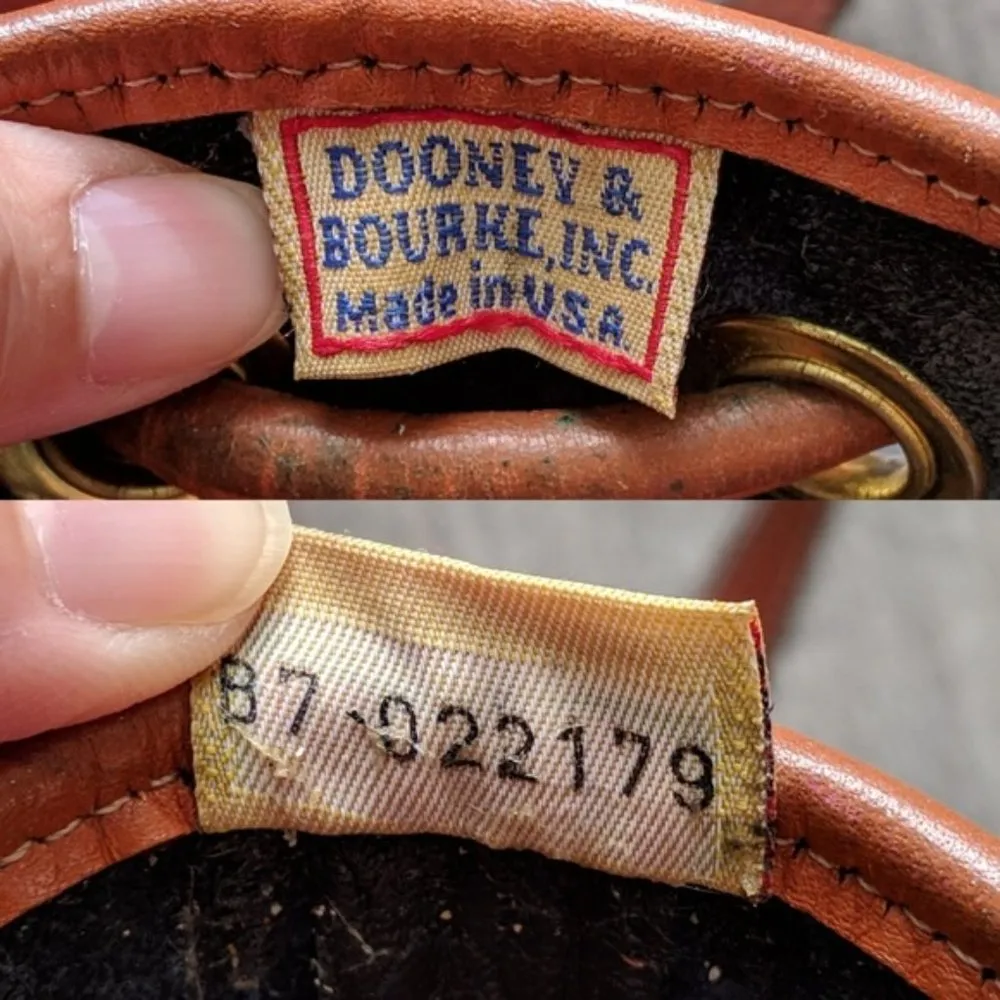 Dooney & Bourke AWL Vintage Leather Bucket Bag - Image 5