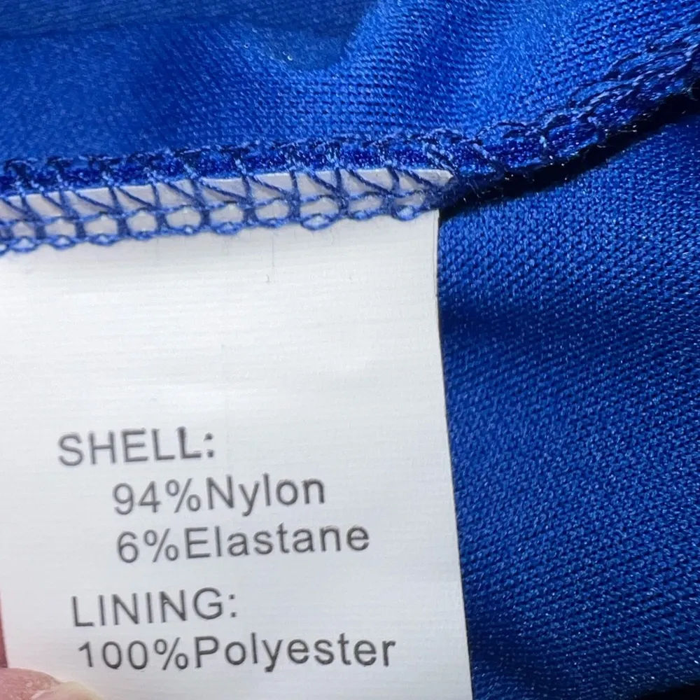 Hr homrain Elegant royal Blue Midi Dress Size 3X - Image 7