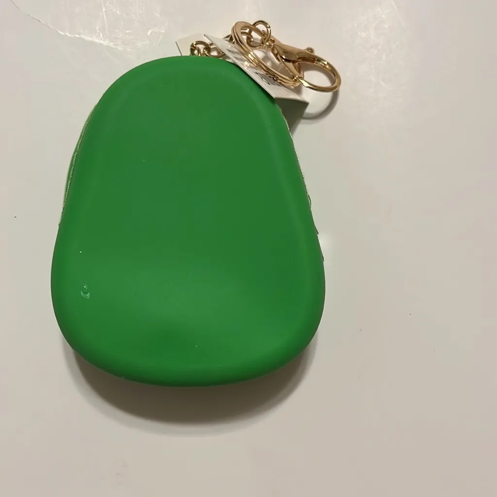 So cute avocado key ring or charm clip on your bag or purse Green - Image 3