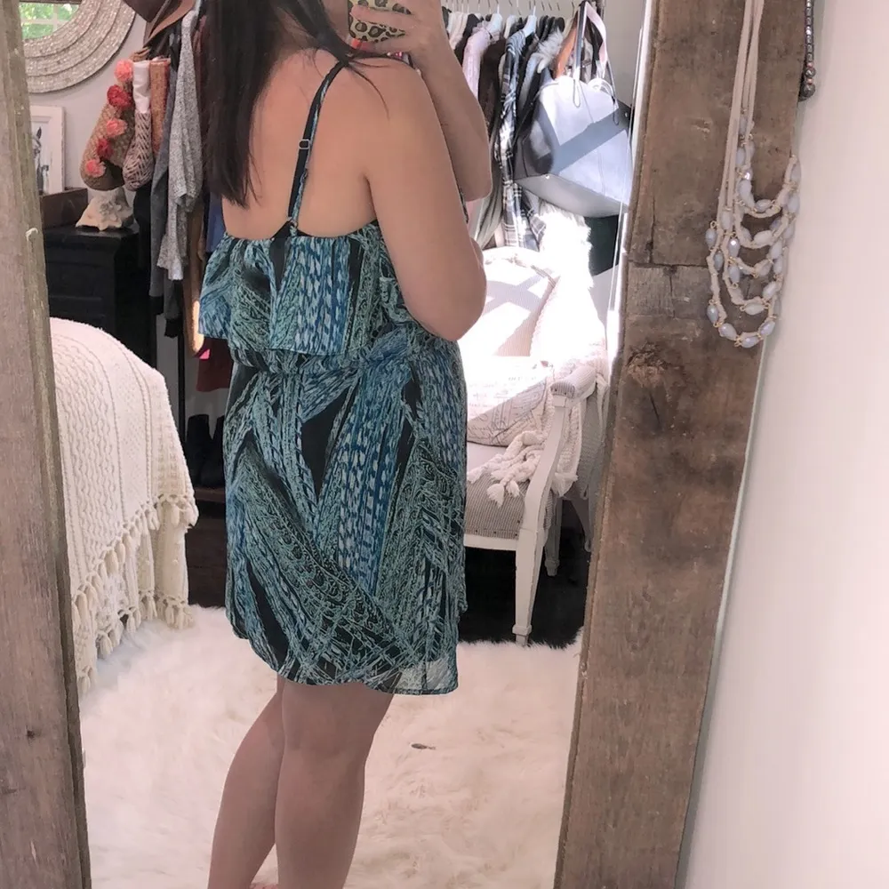 Lily Rose size XLarge blue summer flirty dress - Image 3