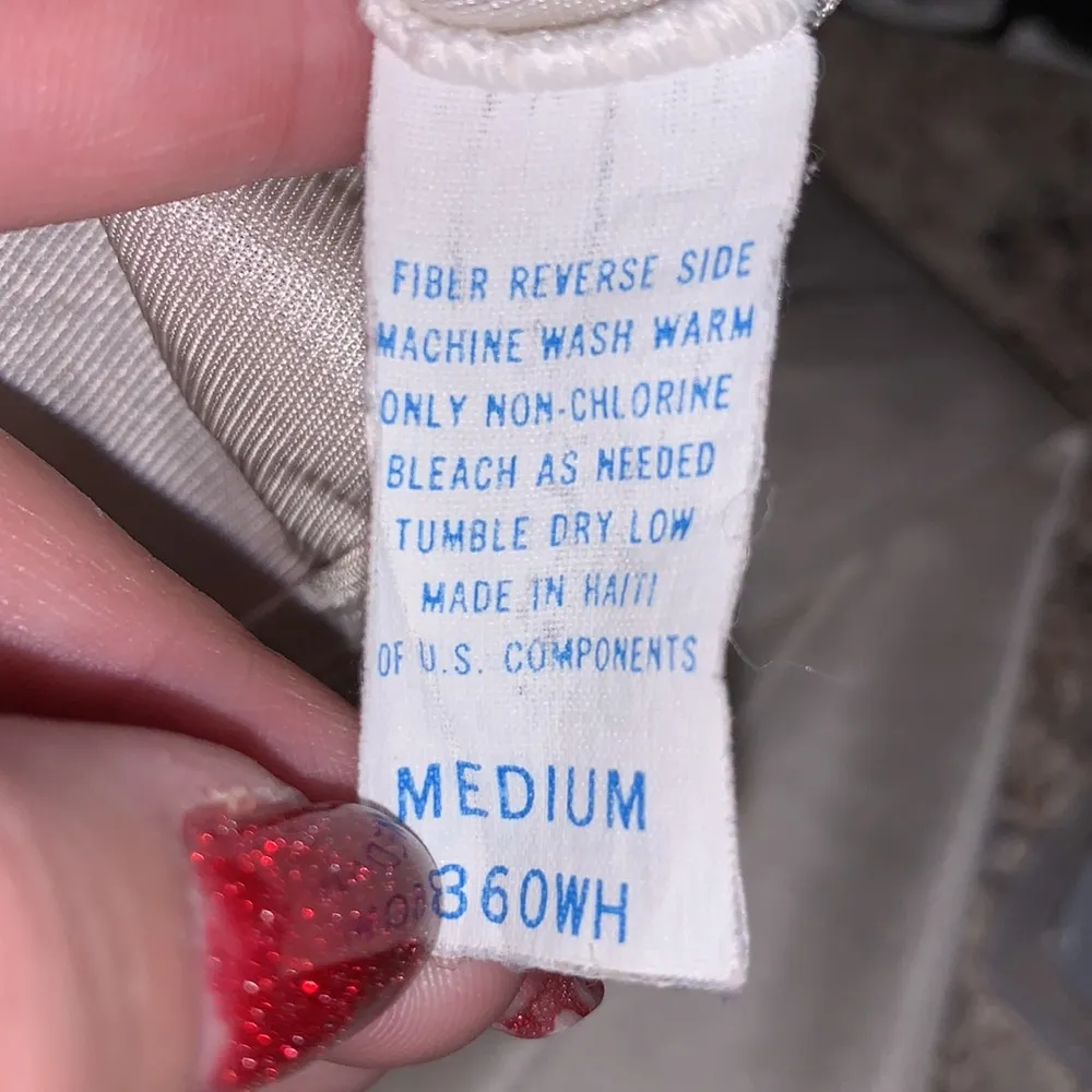 Cream Nylon lace hem skirt slip Size M - Image 6