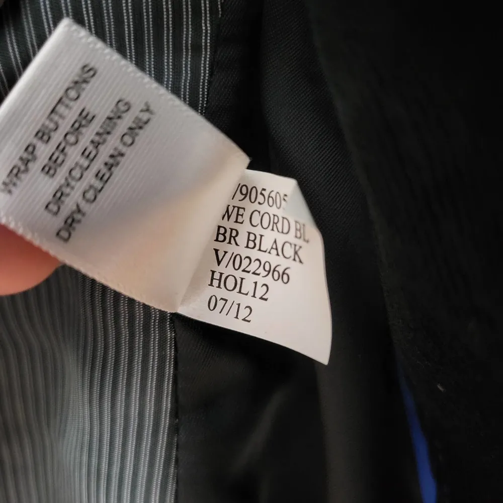 Banana Republic Black Collared Two Button Blazer Jacket - Image 4