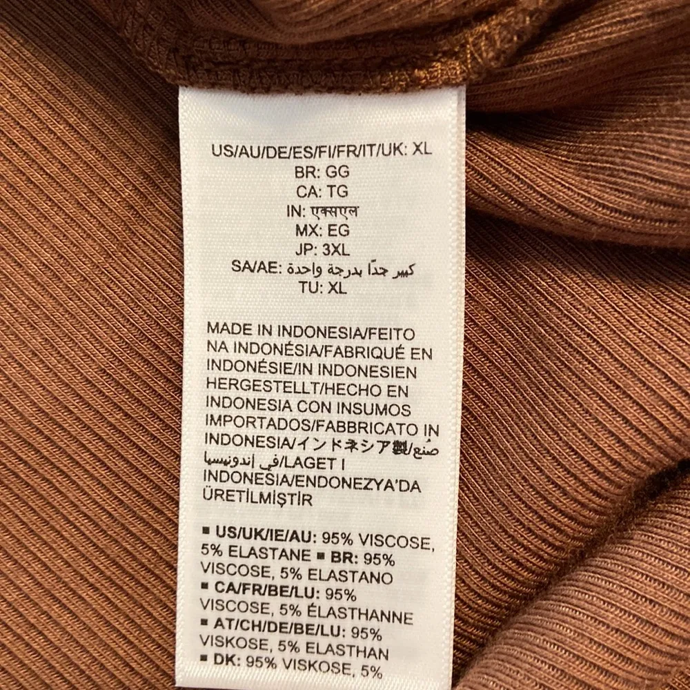 DAILY RITUAL BODY SHAPE DRESS SIZE XL BRAND NEW COLOR BROWN VERY SOFT - Image 8