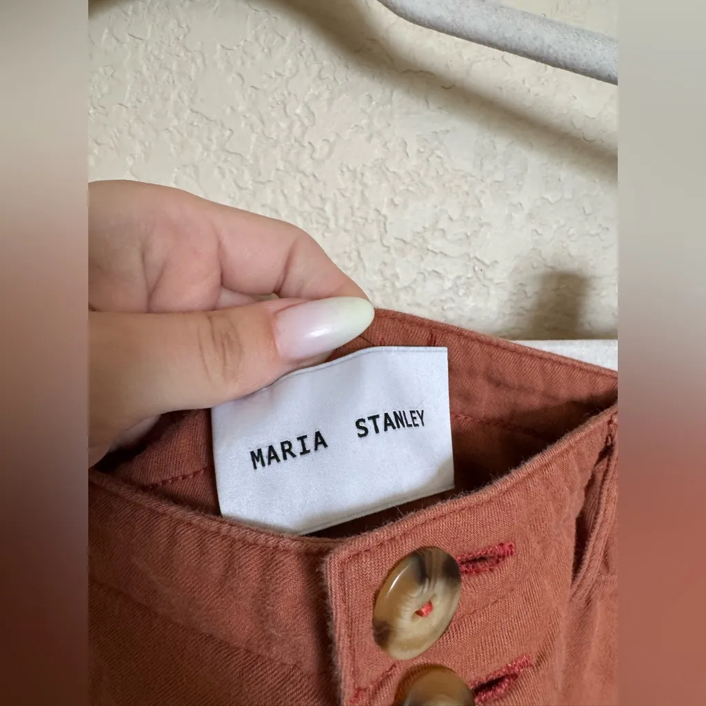 Maria Stanley Luna Pant Size 0 in Rust‎ Tan - Image 5