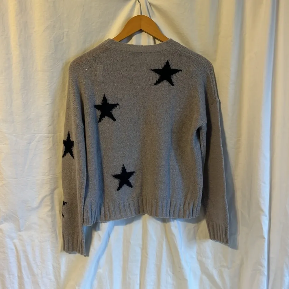 Rails Perci Wool Alpaca Blend Soft Cozy Crewneck Star Sweater - Image 7