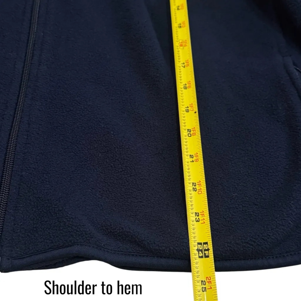 Antigua Milwaukee Brewers MLB Baseball Navy Blue Fleece Zipup Jacket Women's XL - Image 10