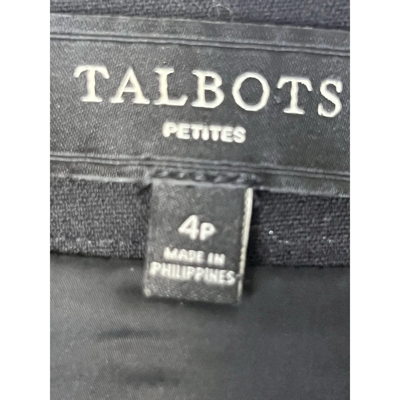 Talbots Woman’s Brown With Black Polka Dots Pencil Lined Skirt Size 4 Petite . - Image 7