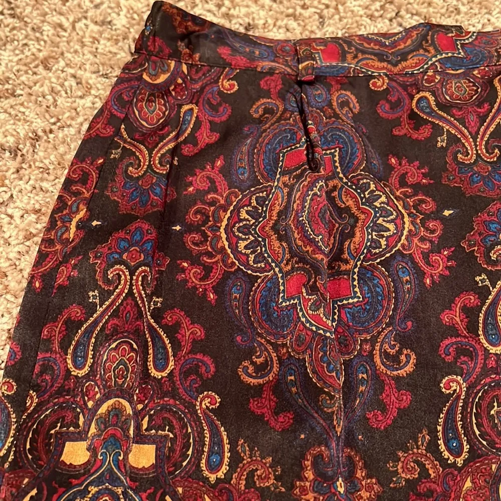 Paisley Maxi Skirt Size 6P - Image 4