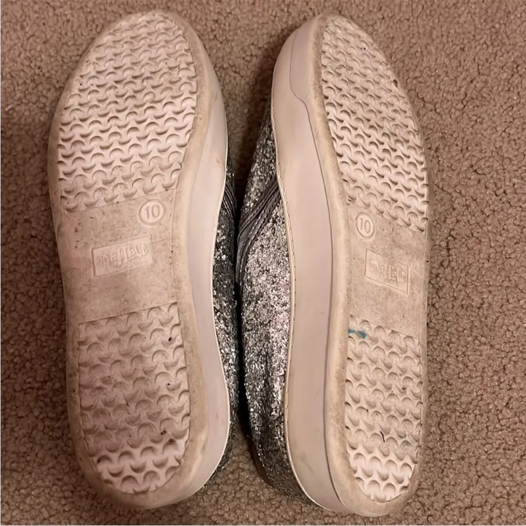 Silver Glitter Women's Slip - Image 5