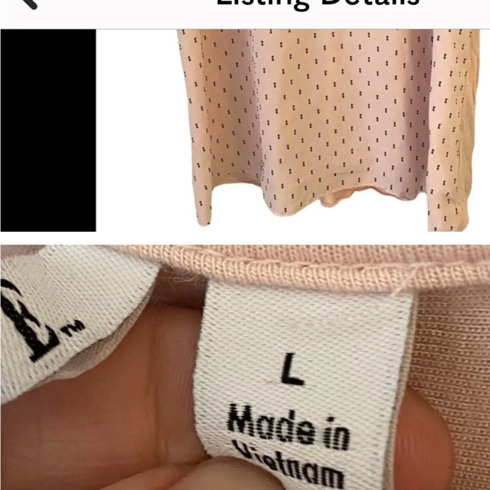 ✅3-for-$12✅ ELLE Pastel Dusty Pink Peter Pan Collar Sleeveless Top Pink Large‎ - Image 3