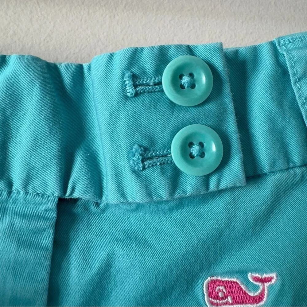 Vineyard Vines Embroidered Whale Shorts Double Button Zip Cotton Stretch pockets - Image 5