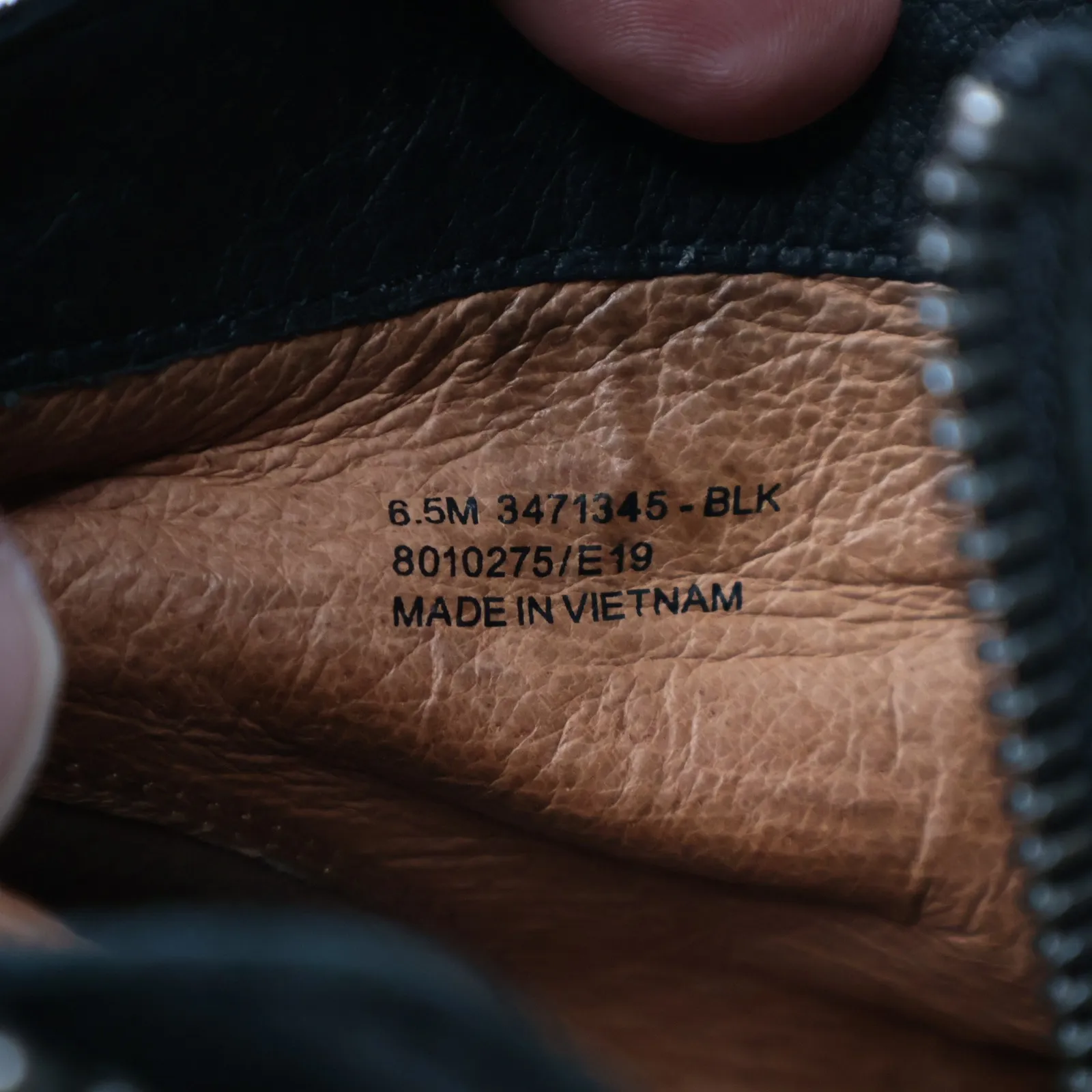 Frye Jennifer Black Leather Ankle Boots 6.5 M Pointed Toe SEE Side Zip Boho - Image 8