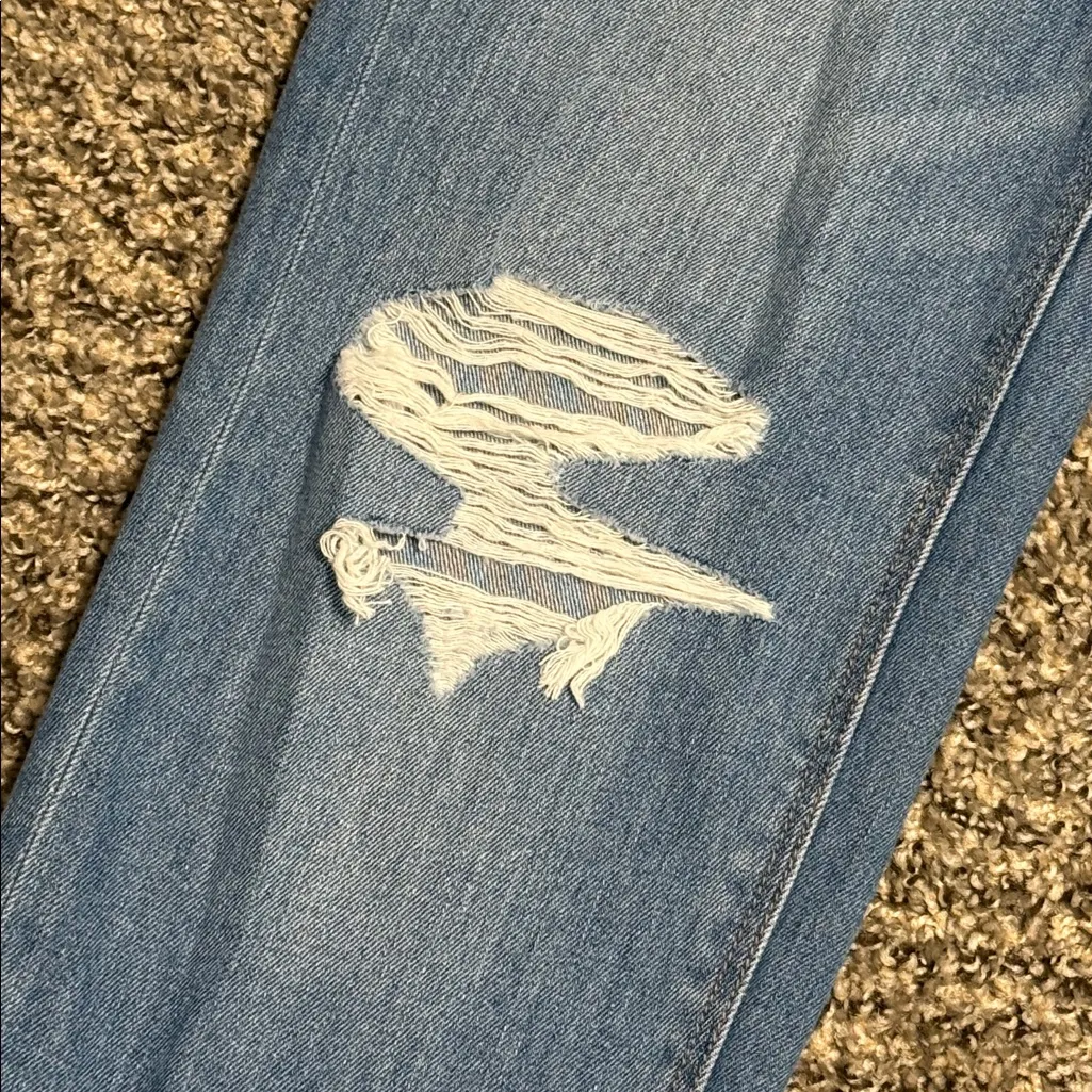 American Eagle Outfitters Distressed Straight Leg Jeans - Image 3