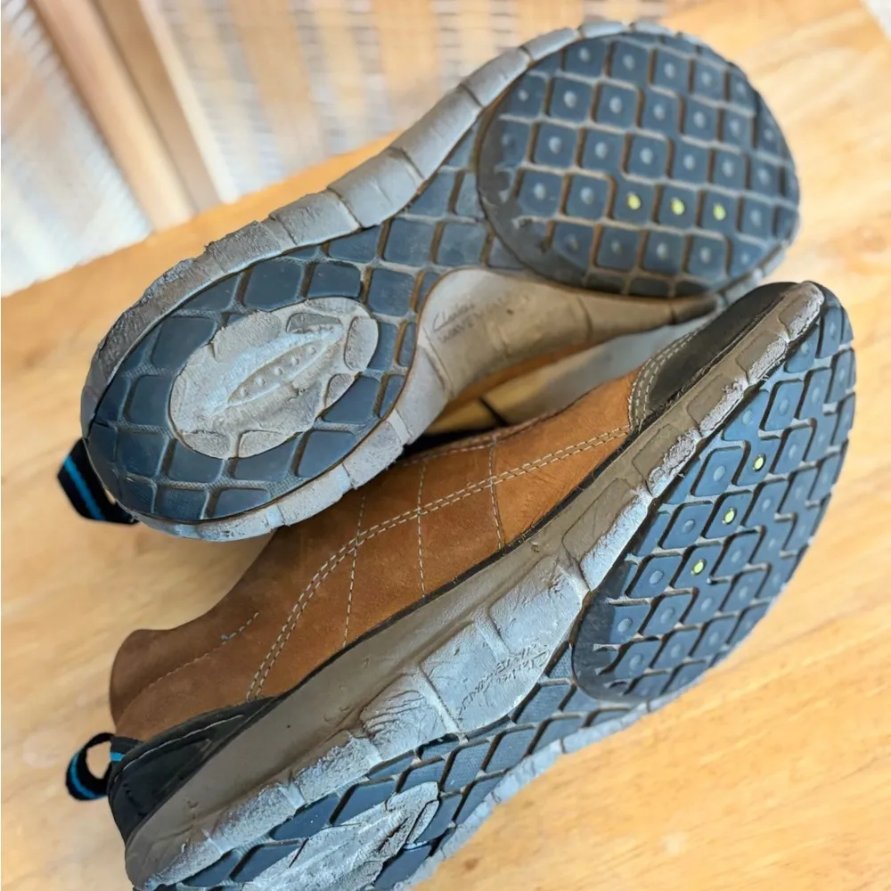 Clarks  WAVEWALK super comfortable arch support walking hiking loafers shoes - Image 8