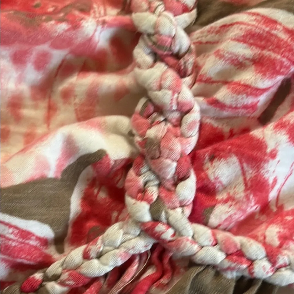 Tommy Bahama Floral Pink and Brown Women's Sundress Dress size M - Image 4