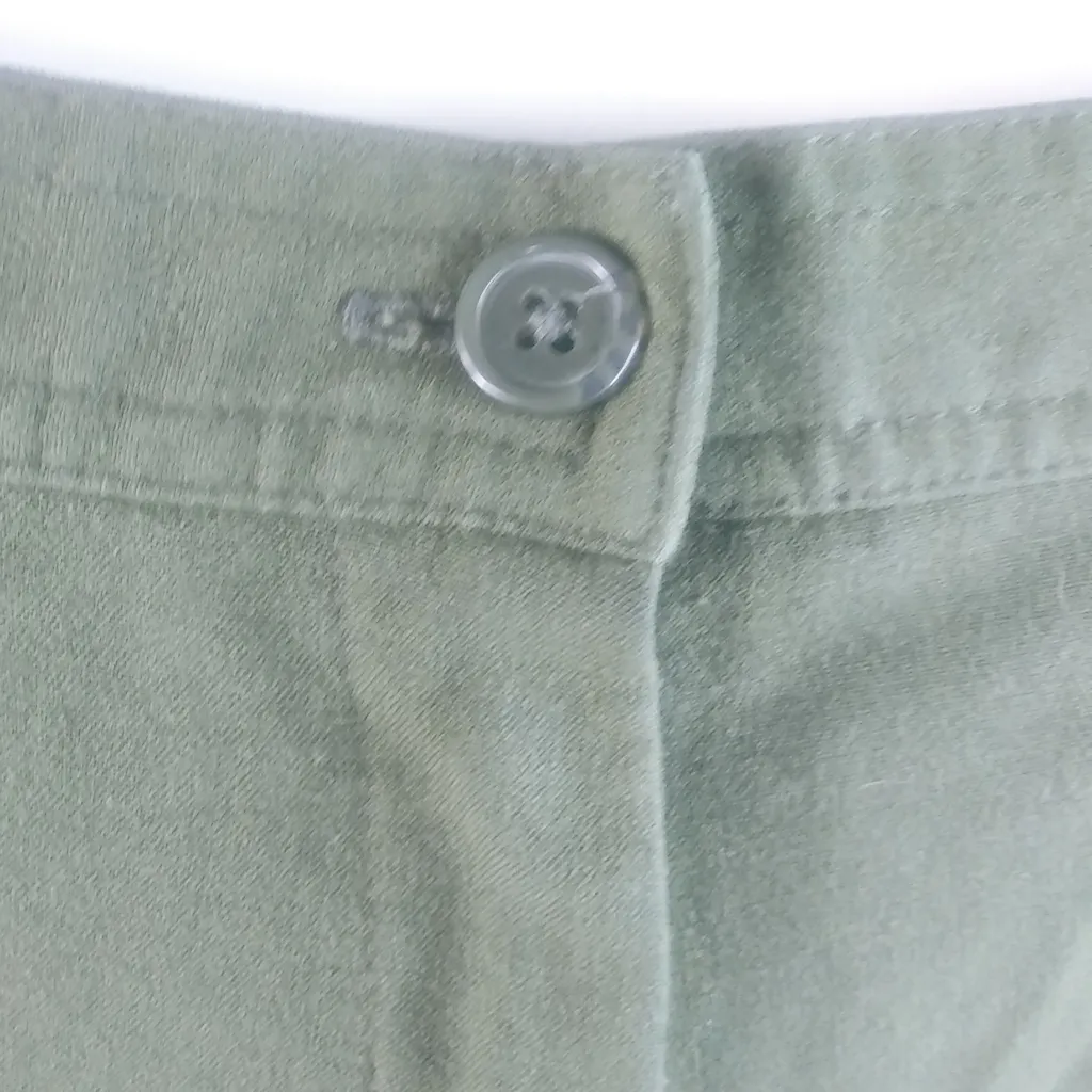 Maggie Barnes  26W Green Zip Button Pants Plus - Image 4