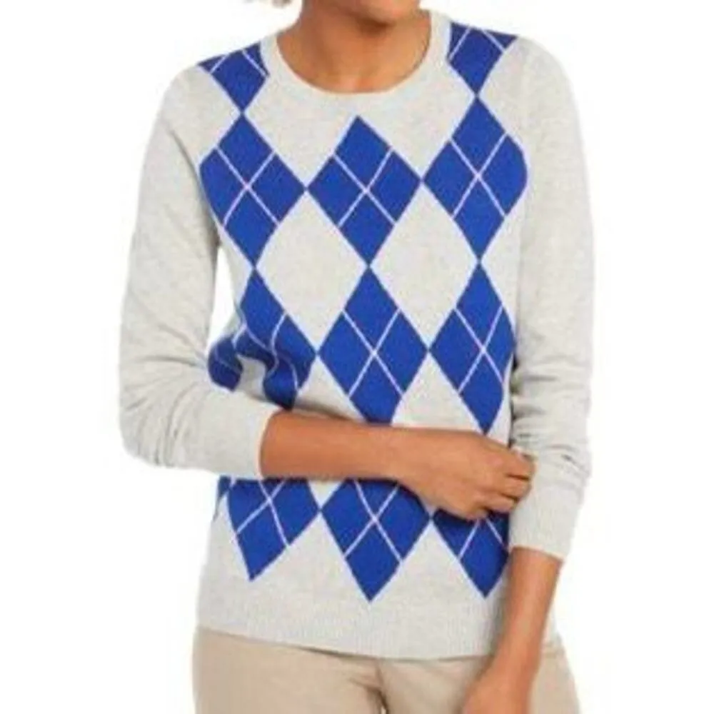 Charter Club Gray Knit Sweater Women Size Medium | 30-8 - Image 8