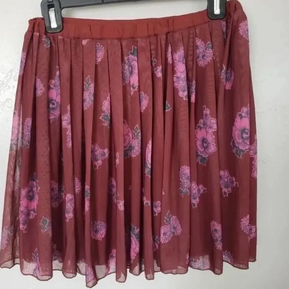 Free People Mini Skirt Florence Floral Mesh, Size XS, New w/o Tag MSRP $148 - Image 5