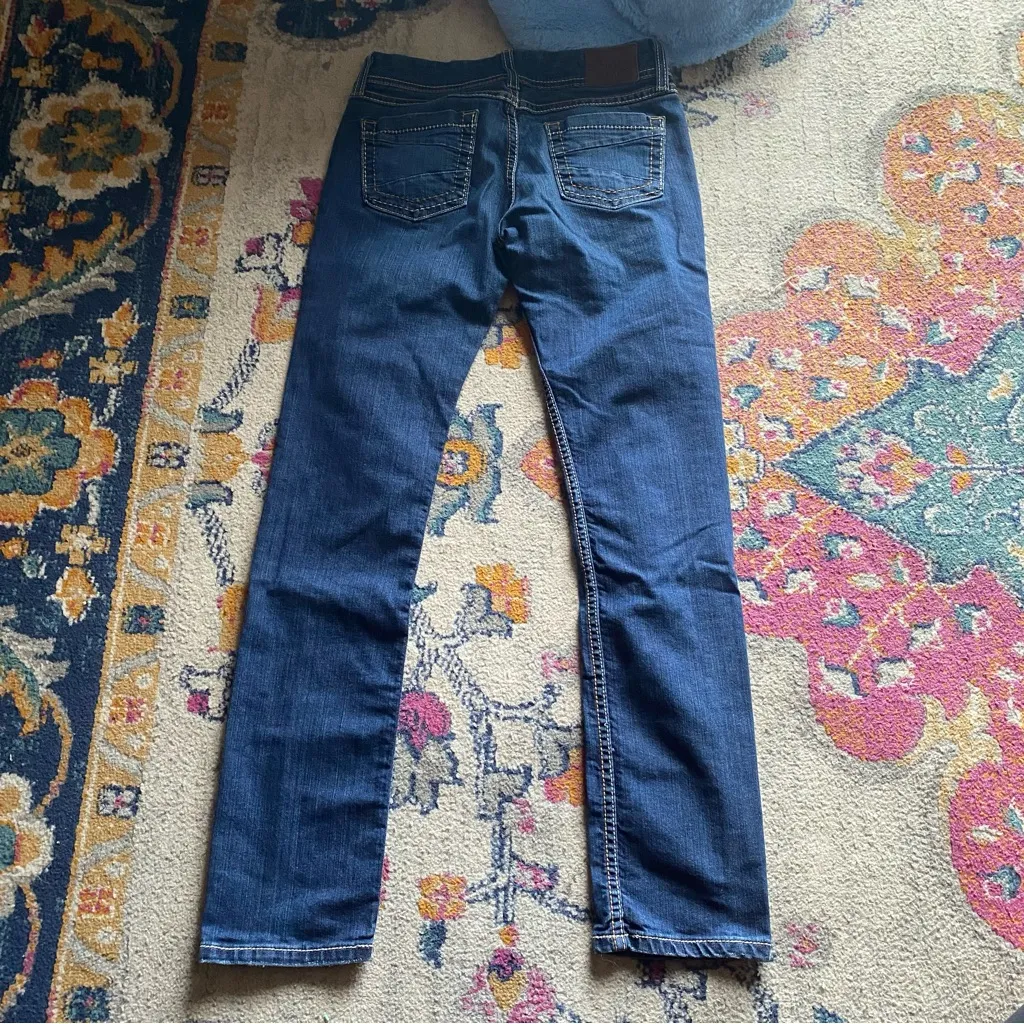 BKE Jeans Womens Size 26R 30" x 31" Addison Bootcut Thick Stitch Western Cowgirl - Image 2