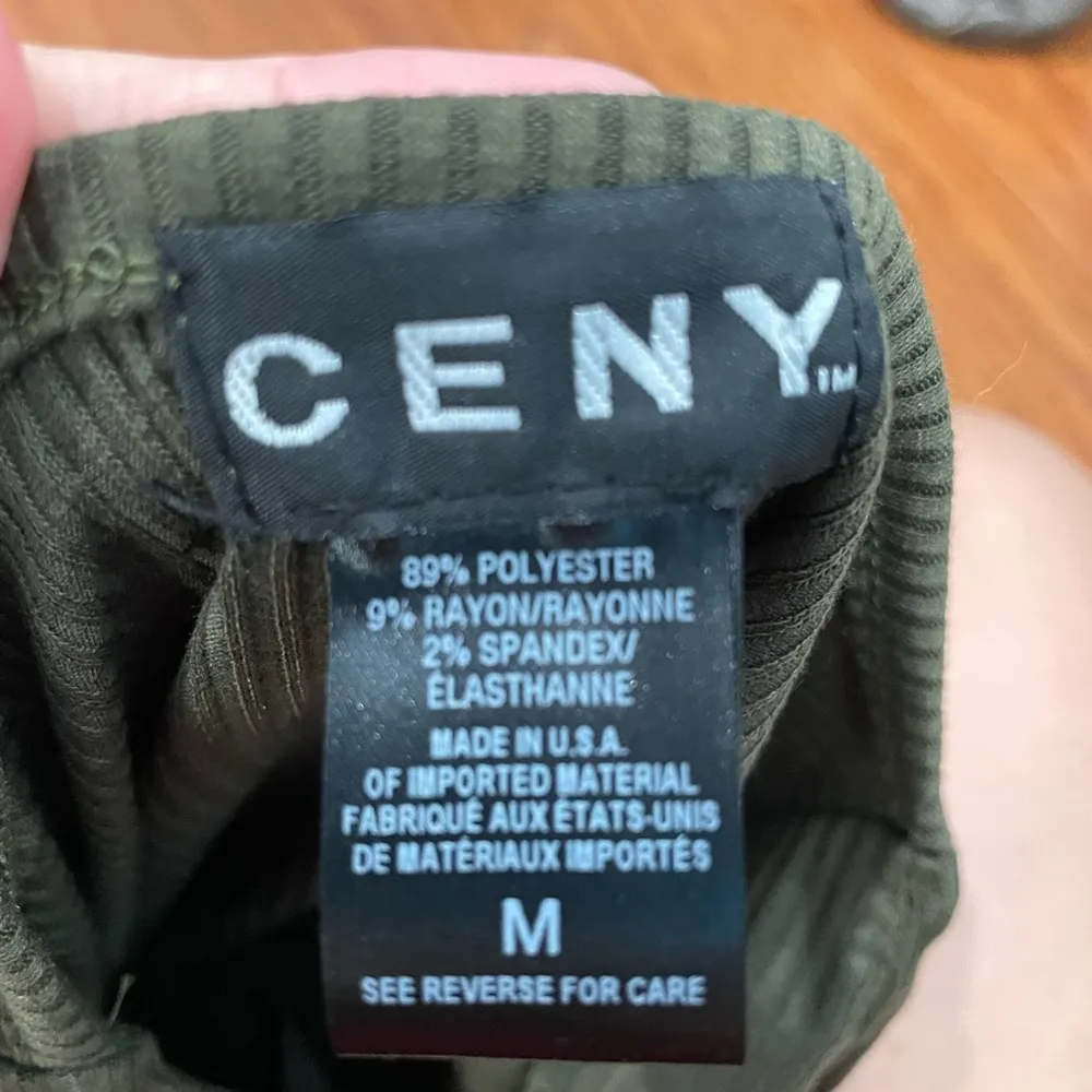 olive green and black striped casual dress with short sleeves - Image 3