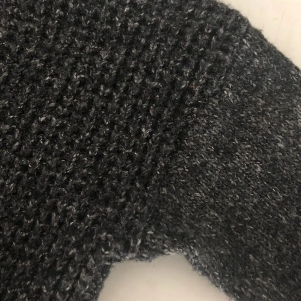 KENSIE Mixed Fabric Marled Knit Chiffon Sweater Chunky Knit Womens Size Medium - Image 6