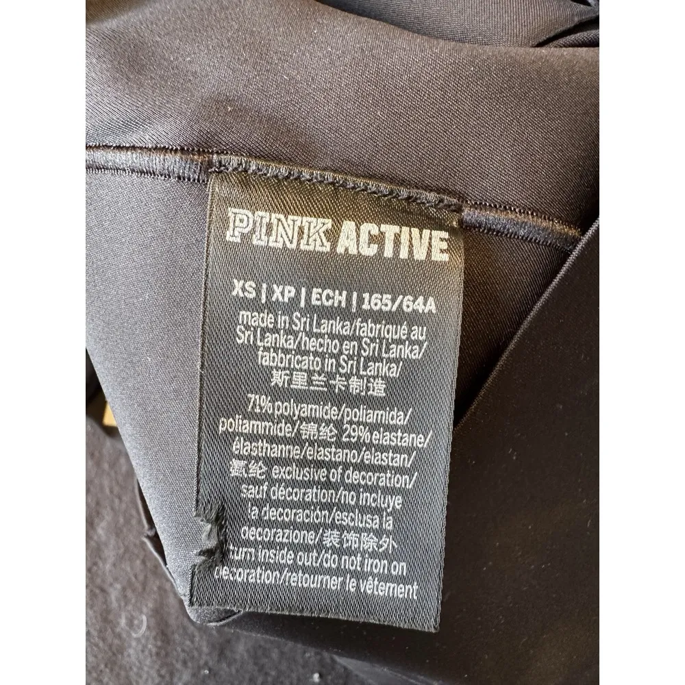 2 Victoria's Secret Pink Compression V High Waist Full Length Legging, Size‎ XS - Image 6