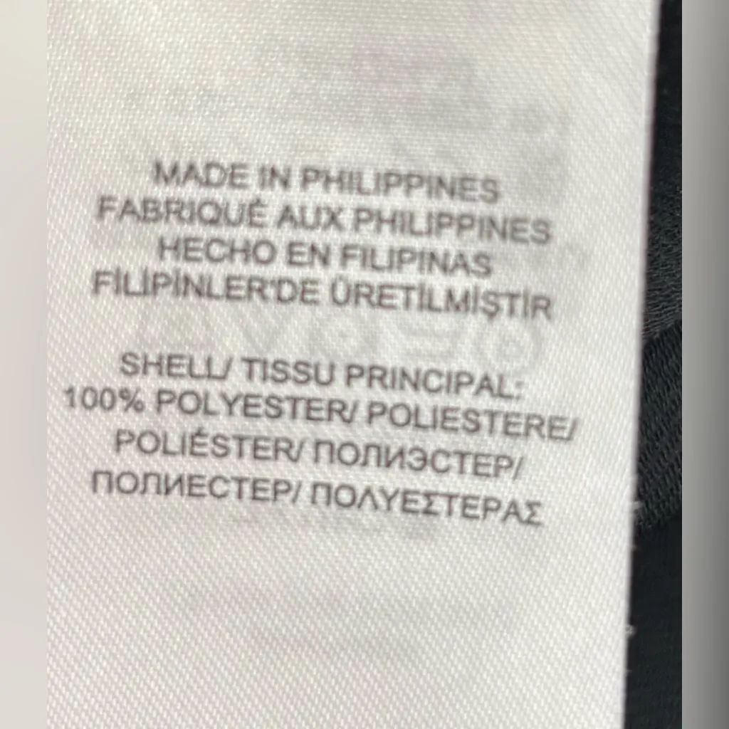 Ralph Lauren 16W Classic Black Long Sleeve Button Down Dress - Funeral - Image 8