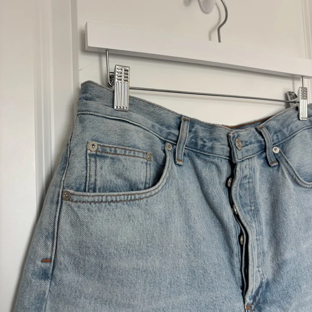 AGOLDE  Dee Short Denim Digit - Image 9