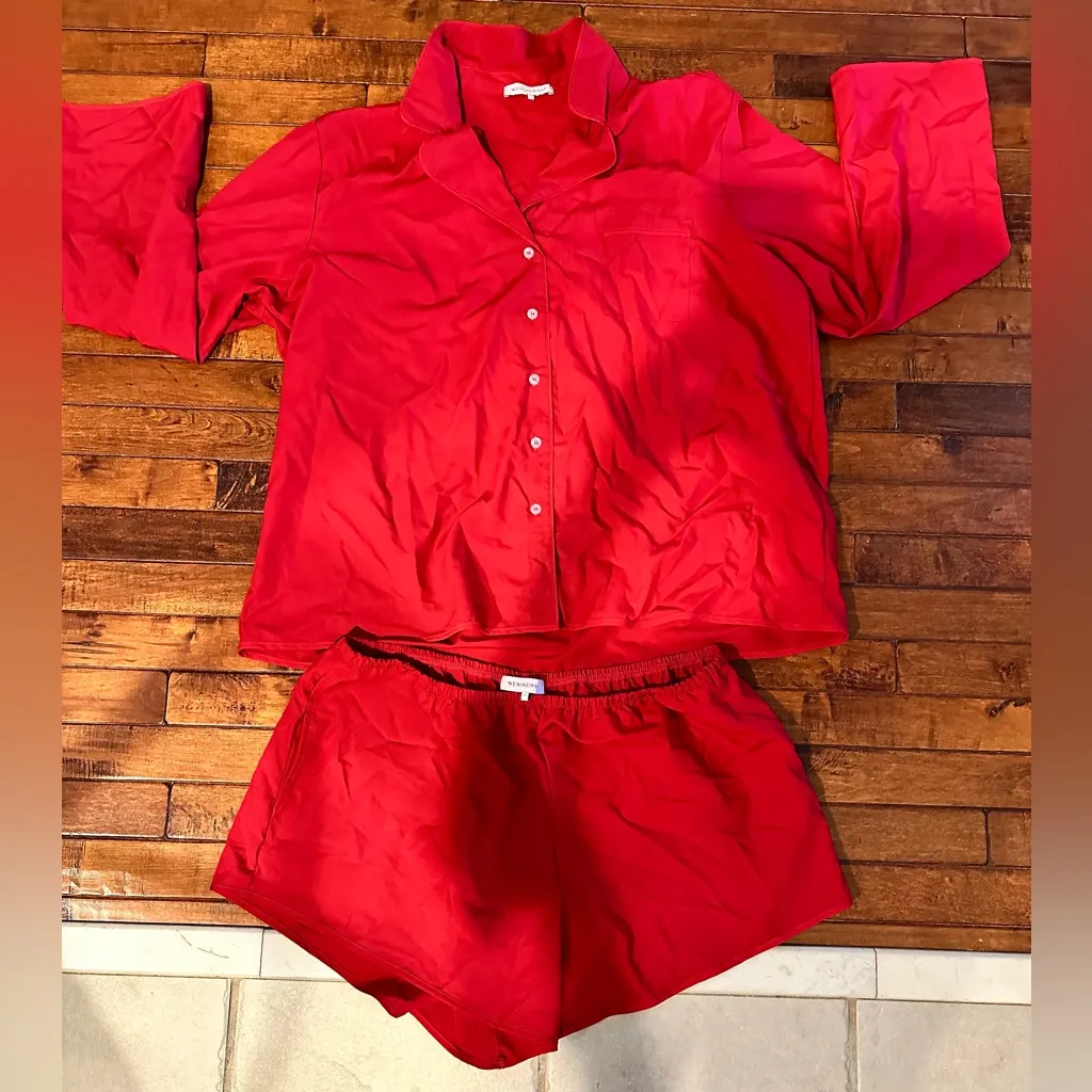 WeWoreWhat Red Women's Pajama Set - Image 2