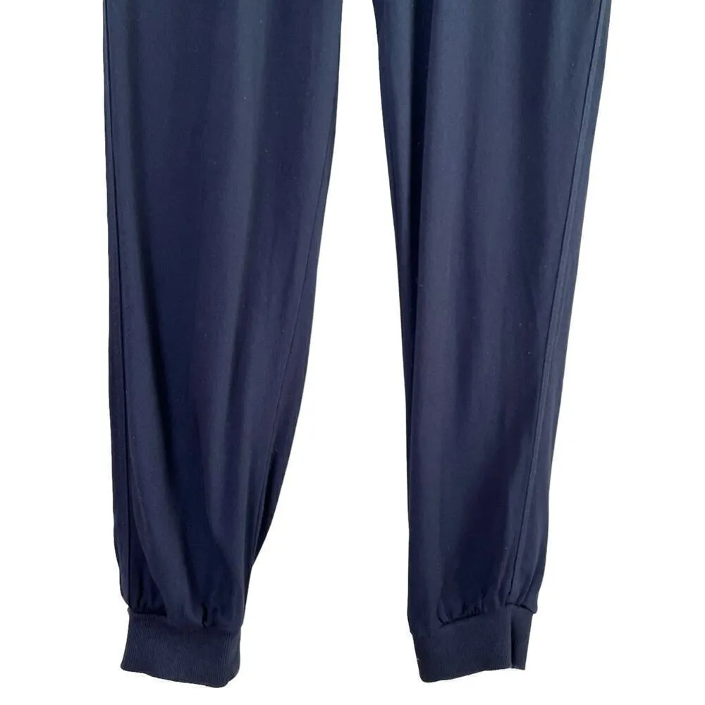 Splendid Pull-on Knit Jogger in Navy Blue High‎ Rise Drawstring Waist, Small - Image 6