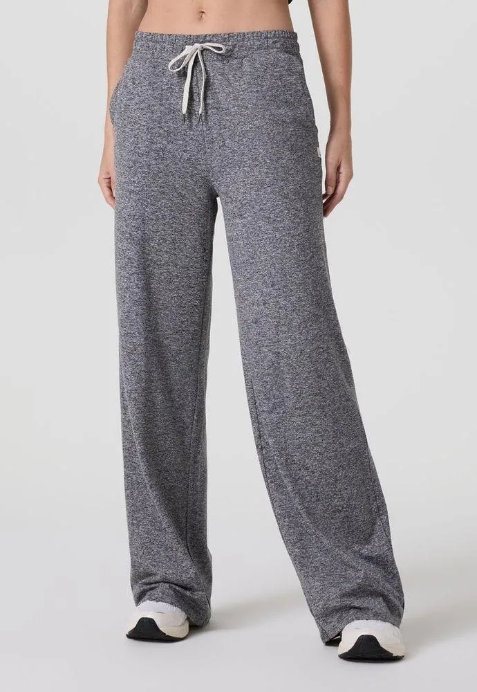 VUORI Halo Essential Wideleg Pants in Heather Gray S - Image 3