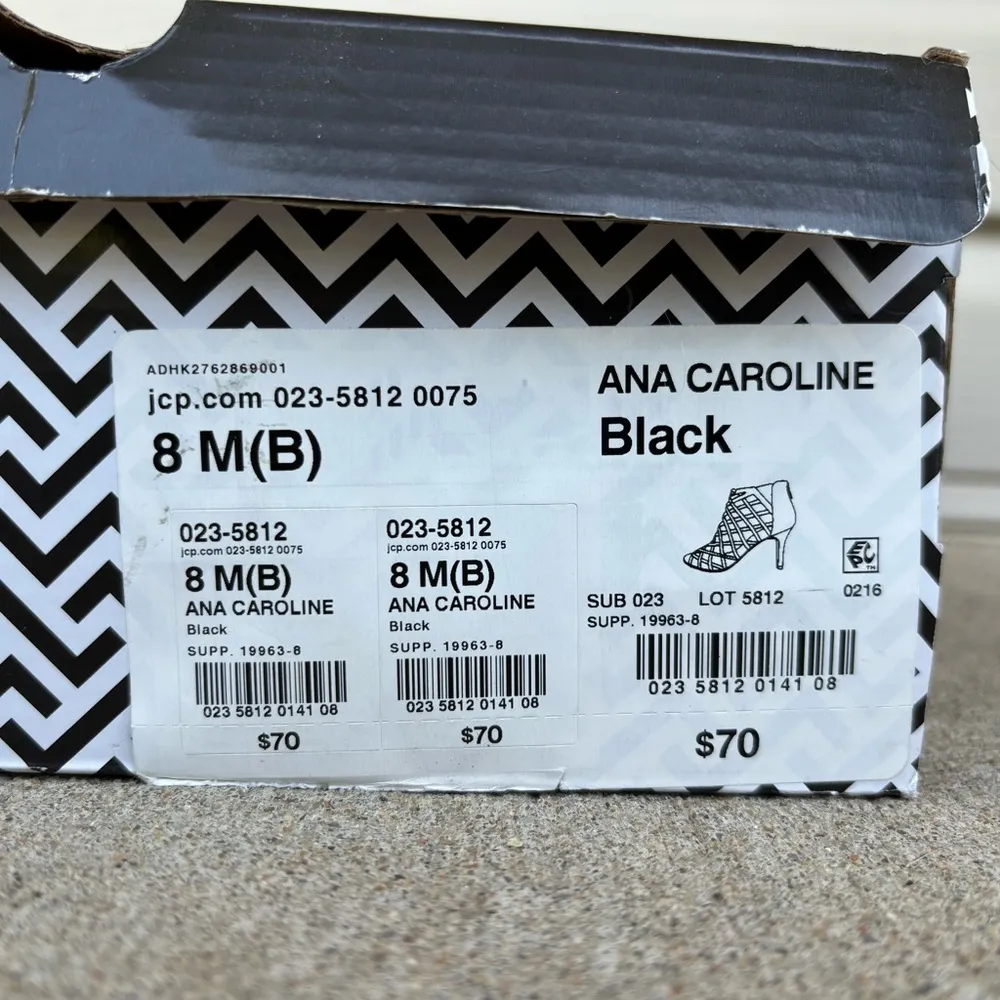 a.n.a . Caroline Black High Heels Size 8 - Image 8