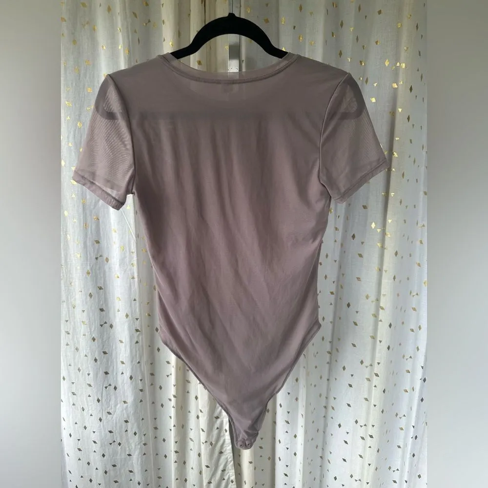 Parade Nude Silky 2 Layers Mesh Sheer Support Breathable Second Skin Bodysuit M Size M - Image 3