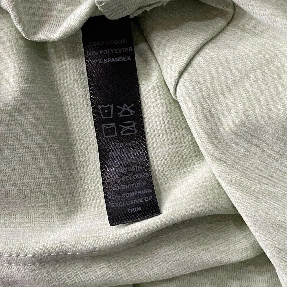 Kyodan Medium Moss Jersey Shorts Ultra Soft Drawstring Waist Pockets Light Green - Image 5