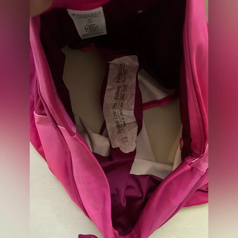 1️⃣0️⃣NWT Athleta Wavebreak Swim Shorts Hot Pink Tie Dye Color Size XS TP - Image 3