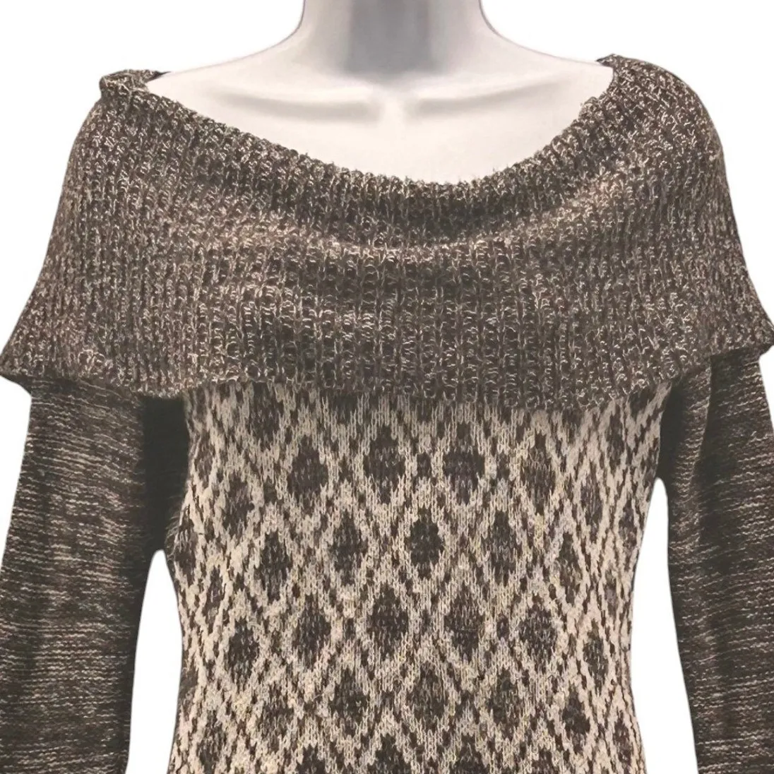 Candies Y2k Sweater Dress Gray Large - Image 3