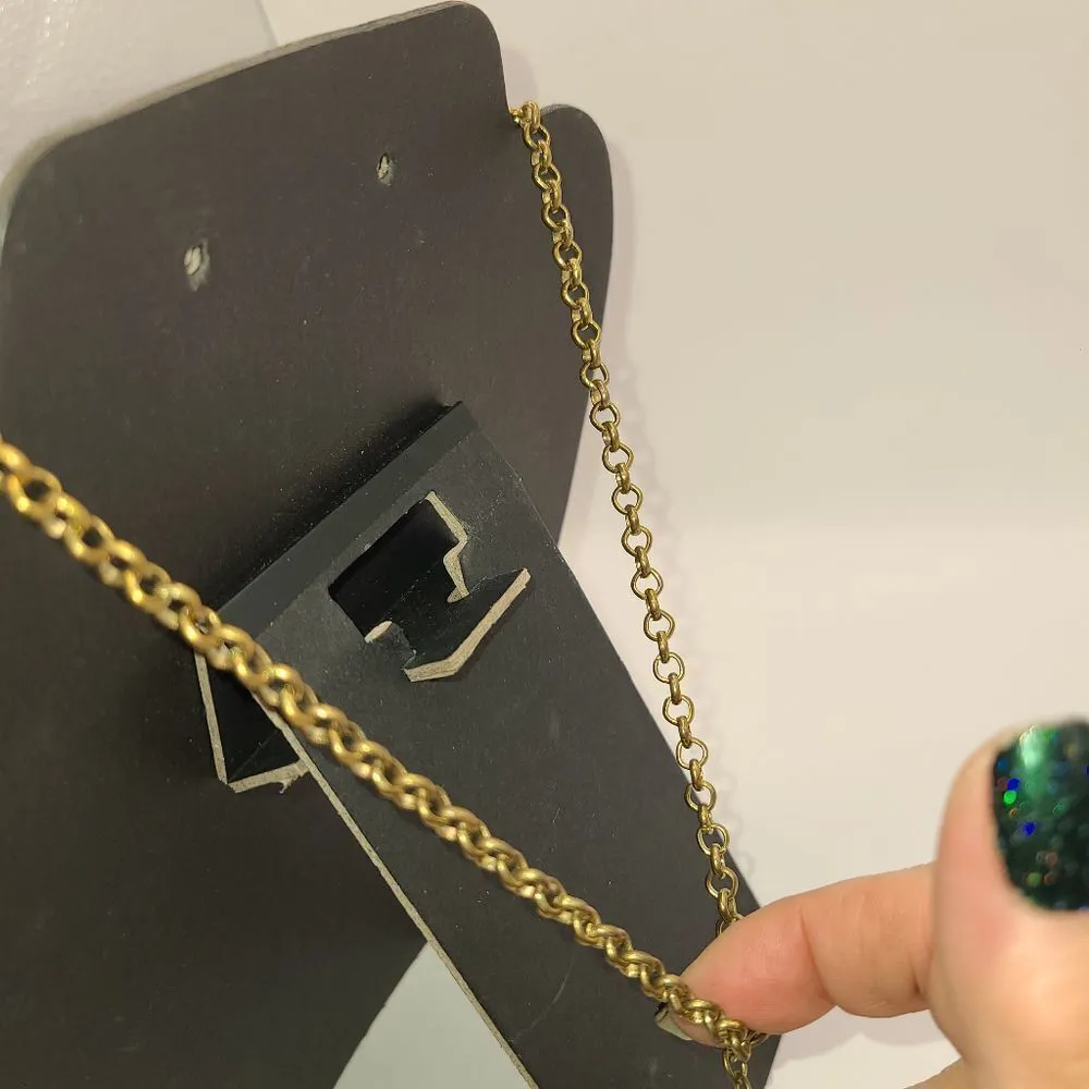 Zad Bold Orange Boho Bead Statement Necklace - Image 4