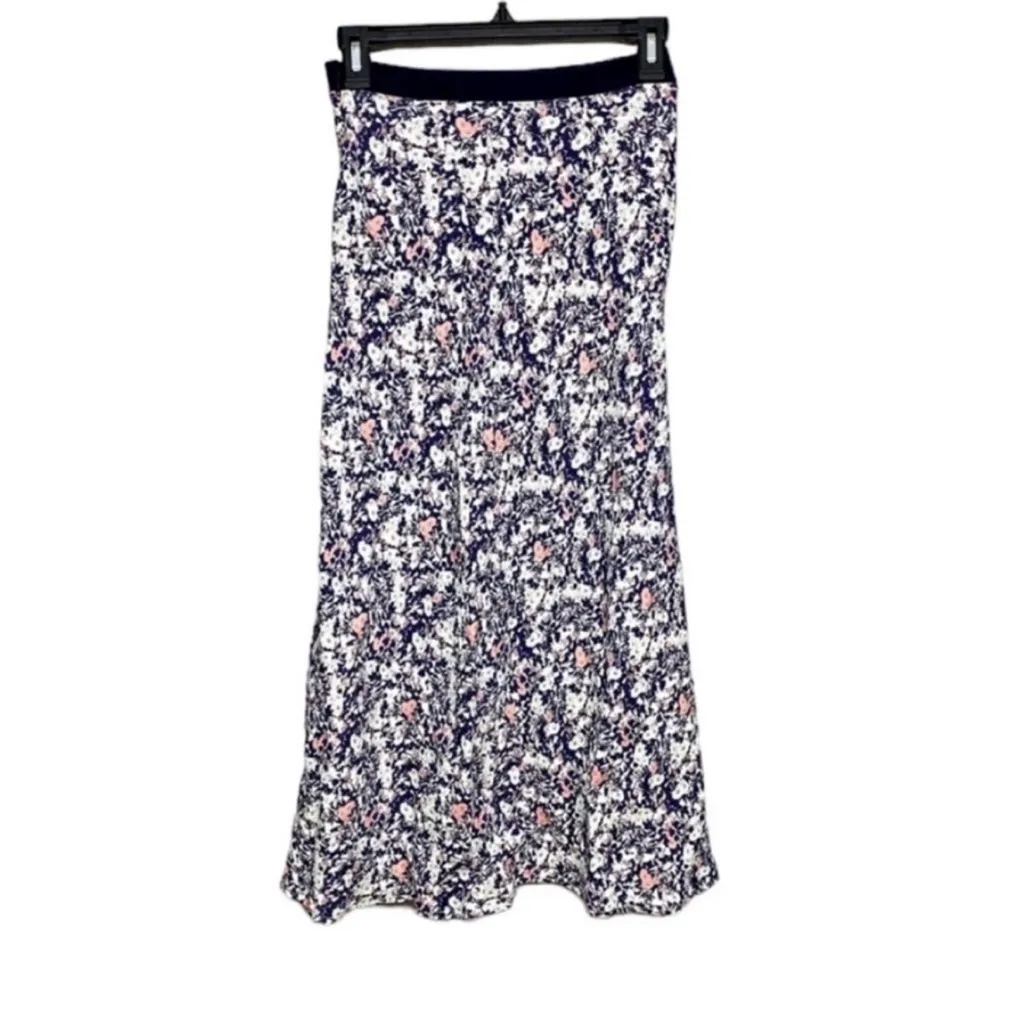COS Floral Viscose Crepe Slip Maxi Skirt size 8 - Image 5