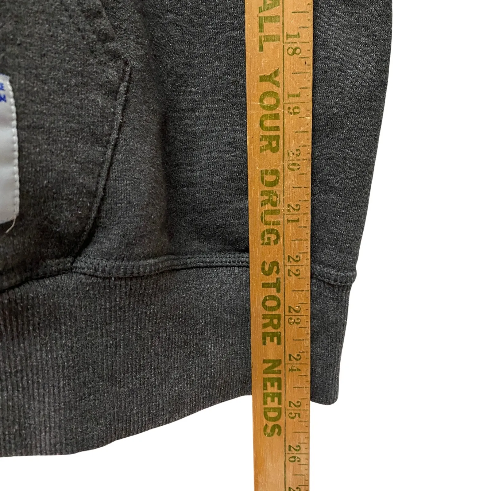 Champion Hoodie Women's Large Gray Pullover Sweatshirt Logo Spellout Casual - Image 7