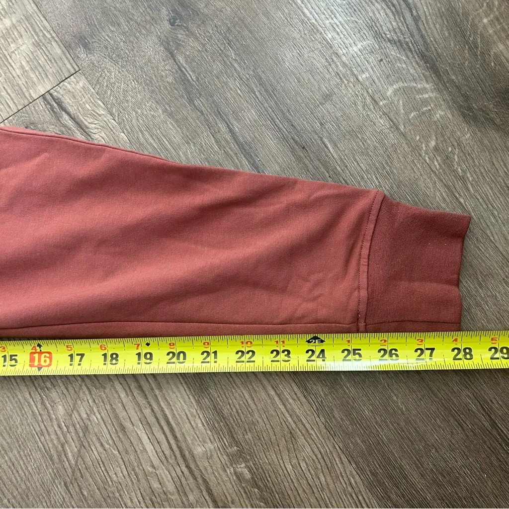 Knix Favorite Jogger High Rise Lounge Casual Pants NWT Cinnamon Brown Red S - Image 11