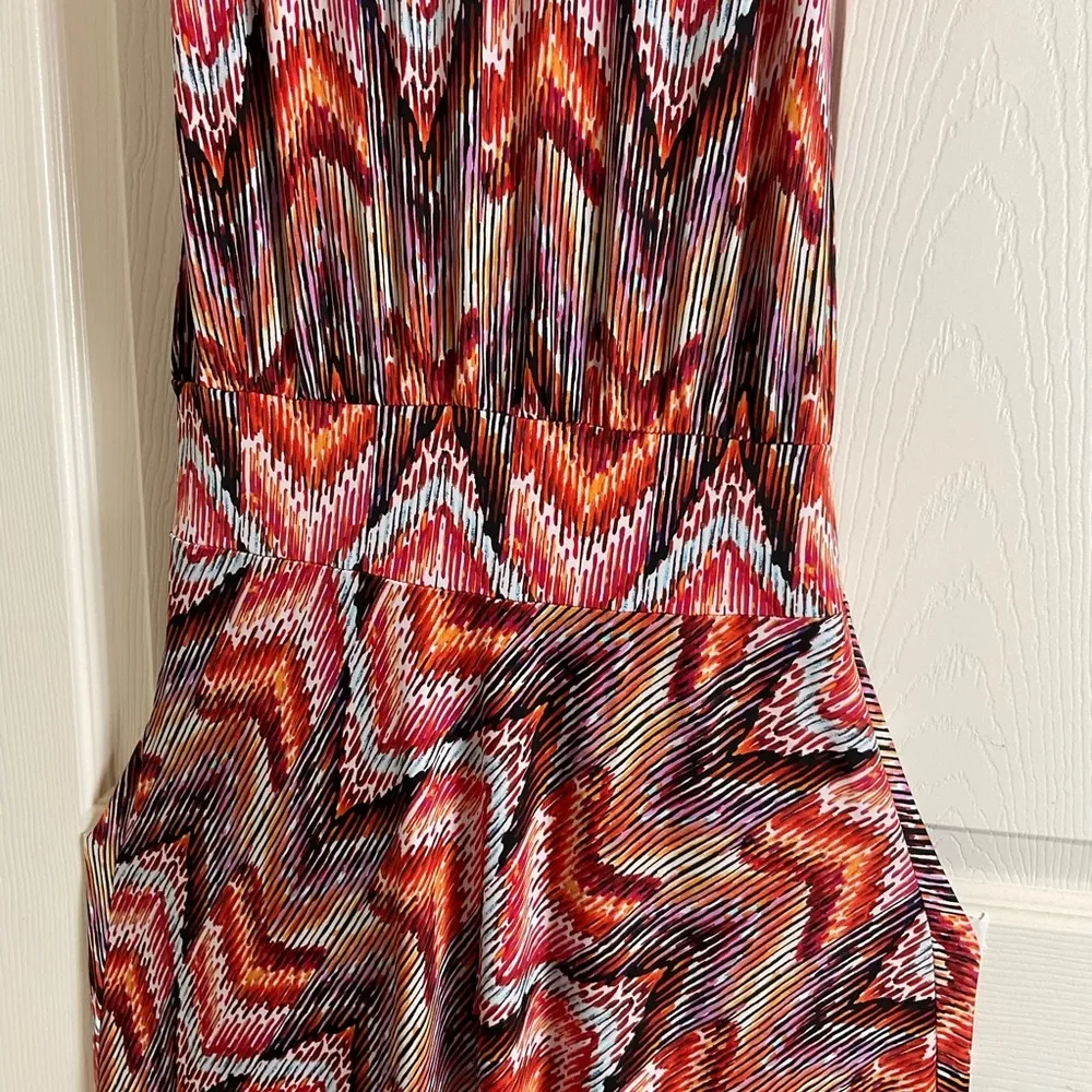 Veronica M Jene Stretch Drop Waist Maxi Dress size medium - Image 5