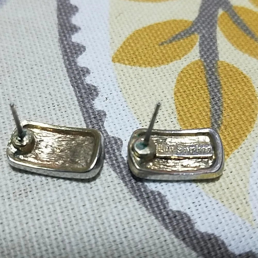 Lia Sophia Silver & Gold Earrings - Image 3