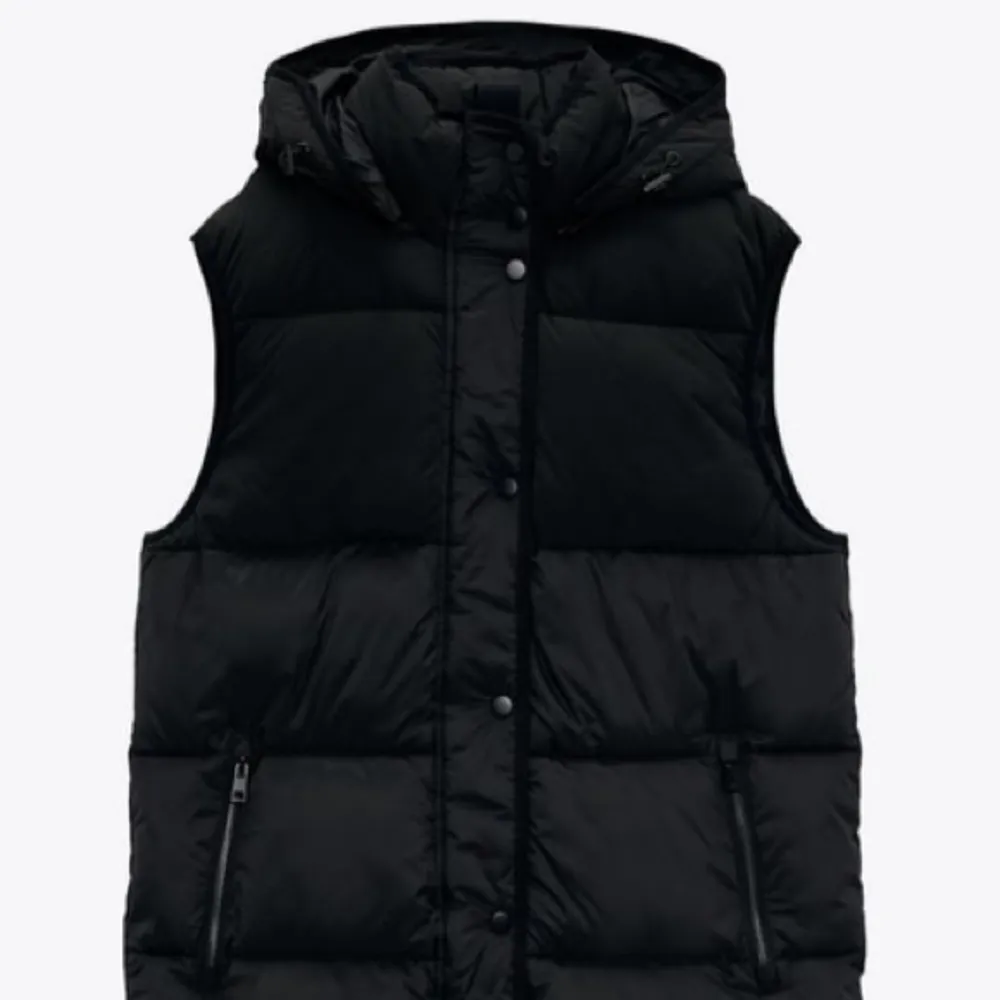 Zara WATER-RESISTANT PUFFER GILET - Image 3